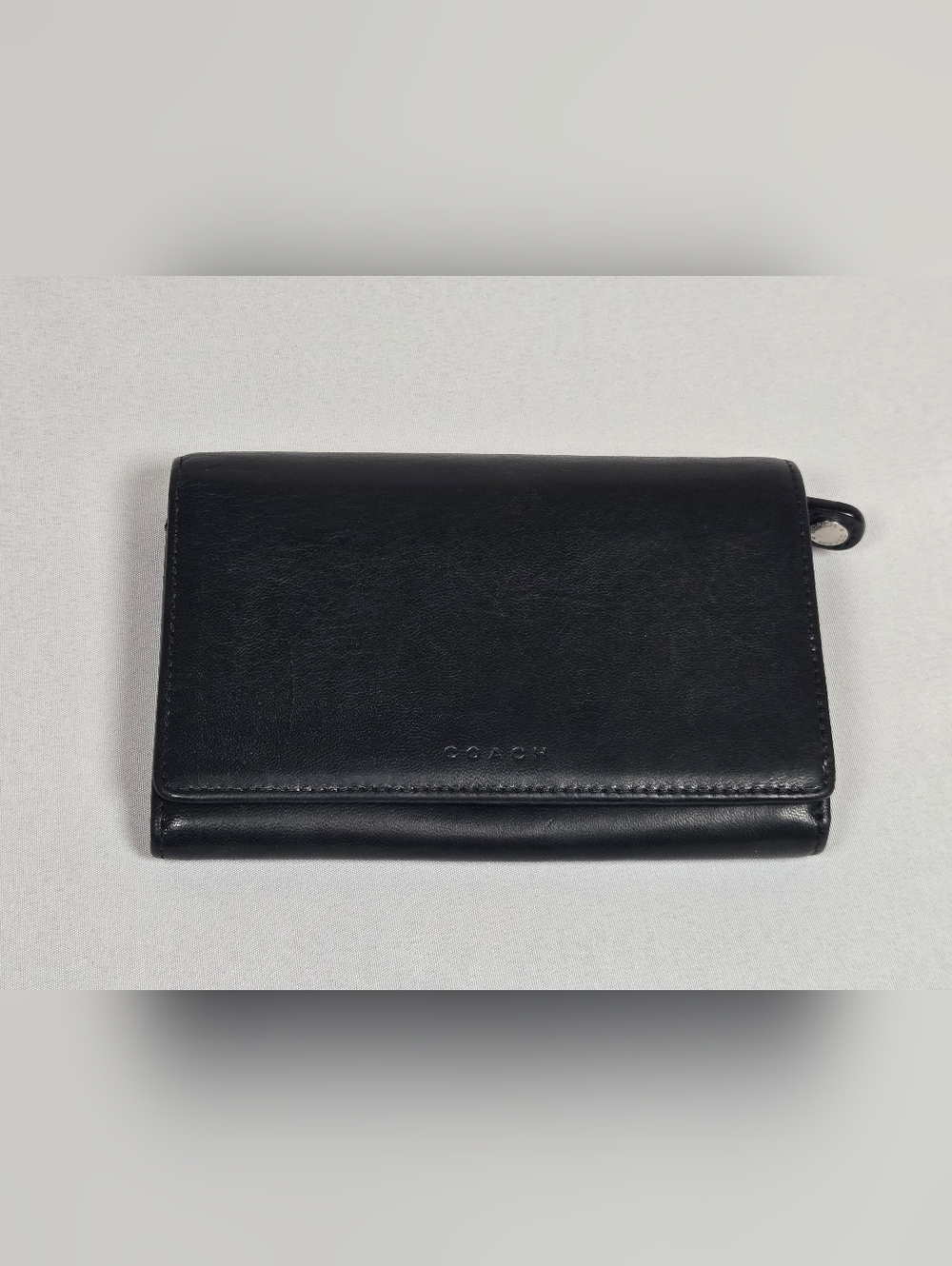 Coach Vintage Black Leather Wallet